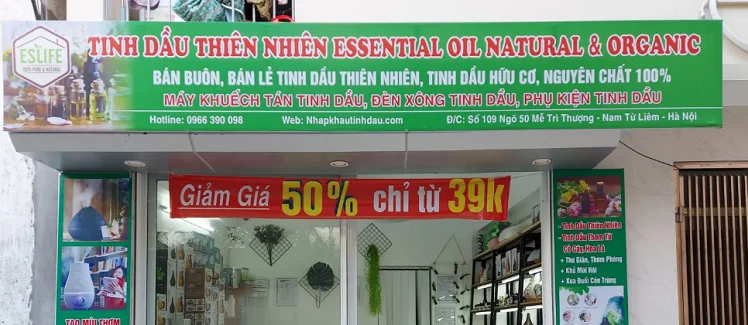 Địa chỉ bán buôn tinh dầu tại Hà Nội